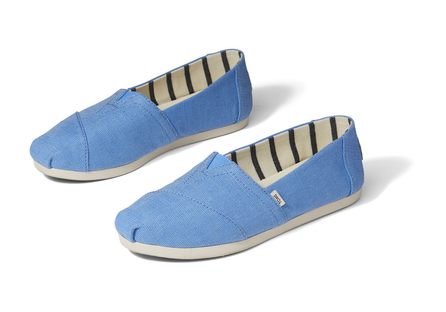 Toms Alpargata Heritage Canvas Espadrille Blue - Womens - 56972-XEQW